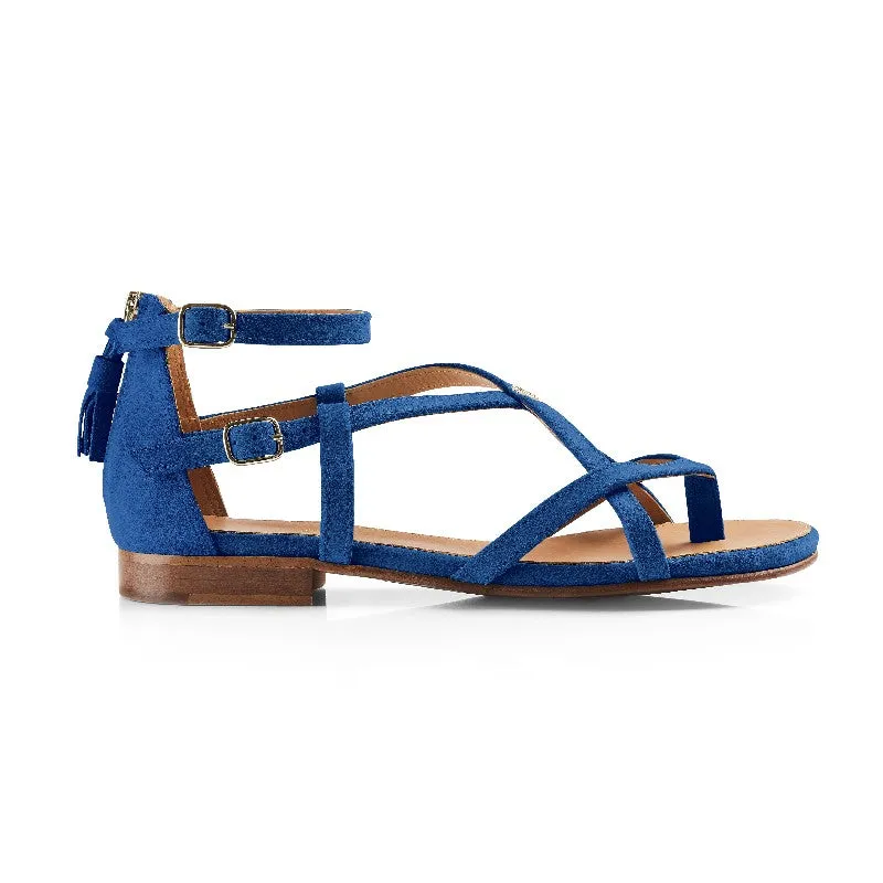Fairfax & Favor Brancaster Ladies Sandal - Porto Blue