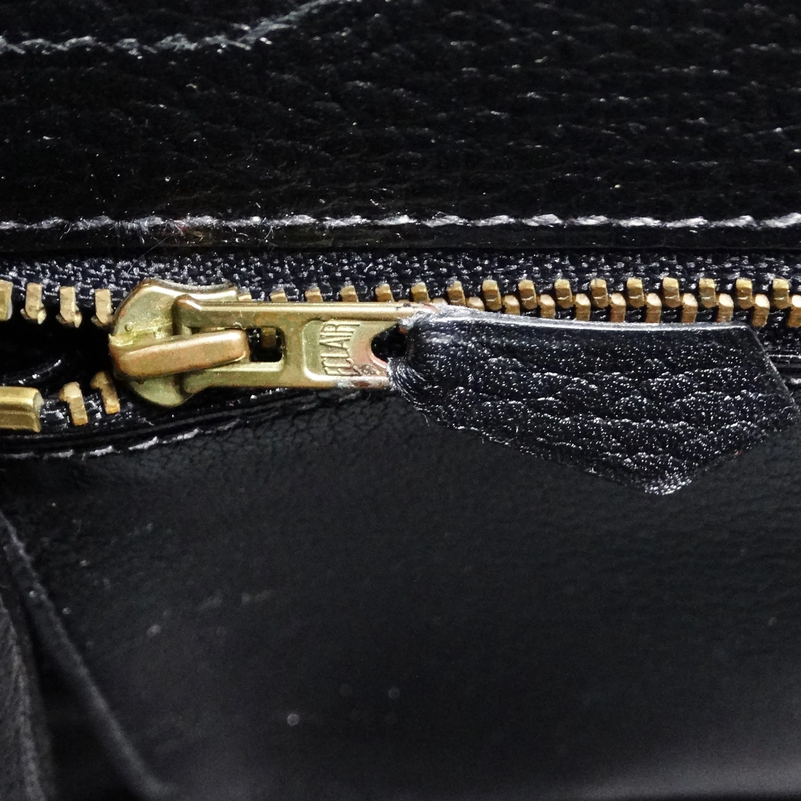 Hermes Kelly 1993 Black Ardennes Leather 32 Cm