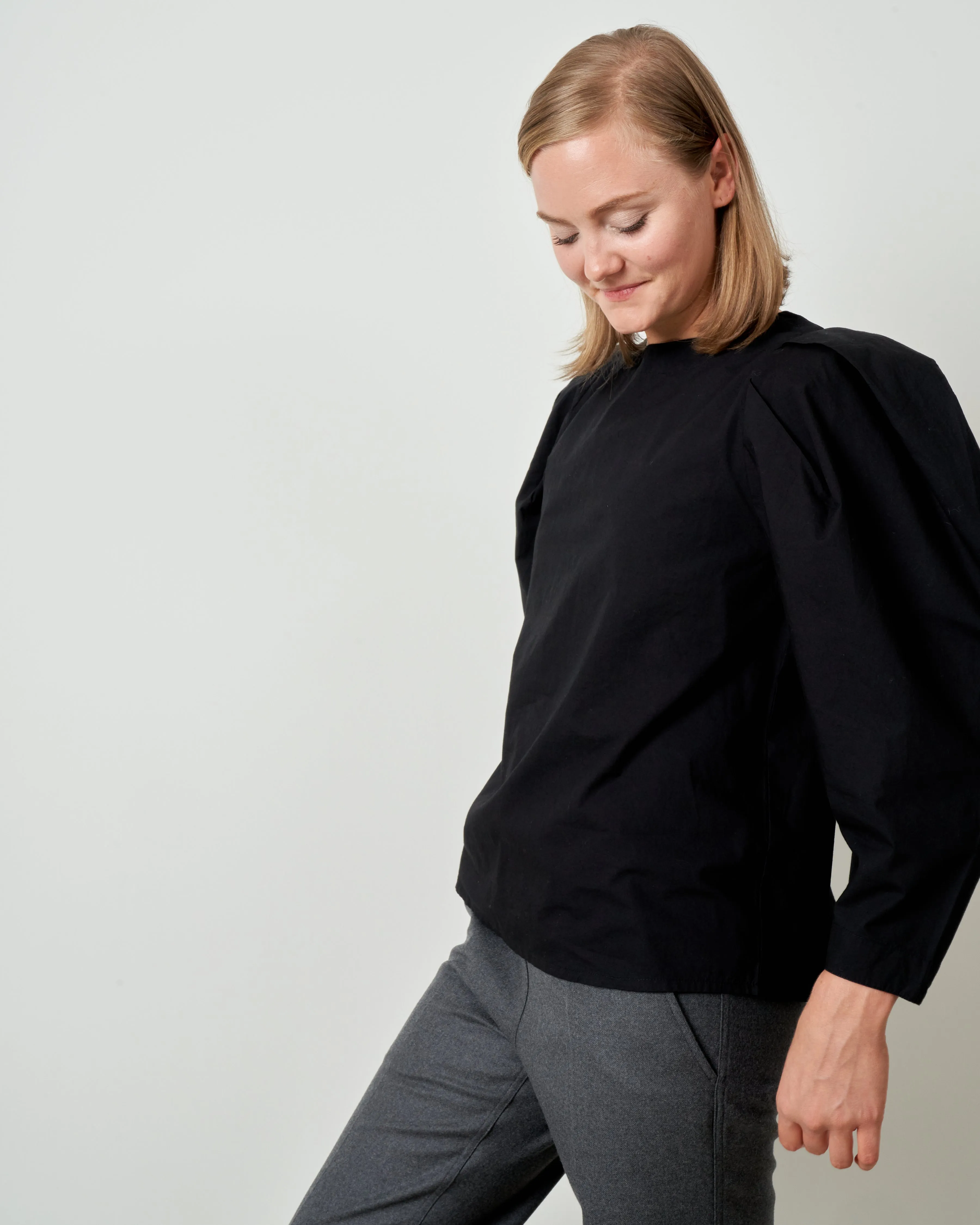 lila top - black