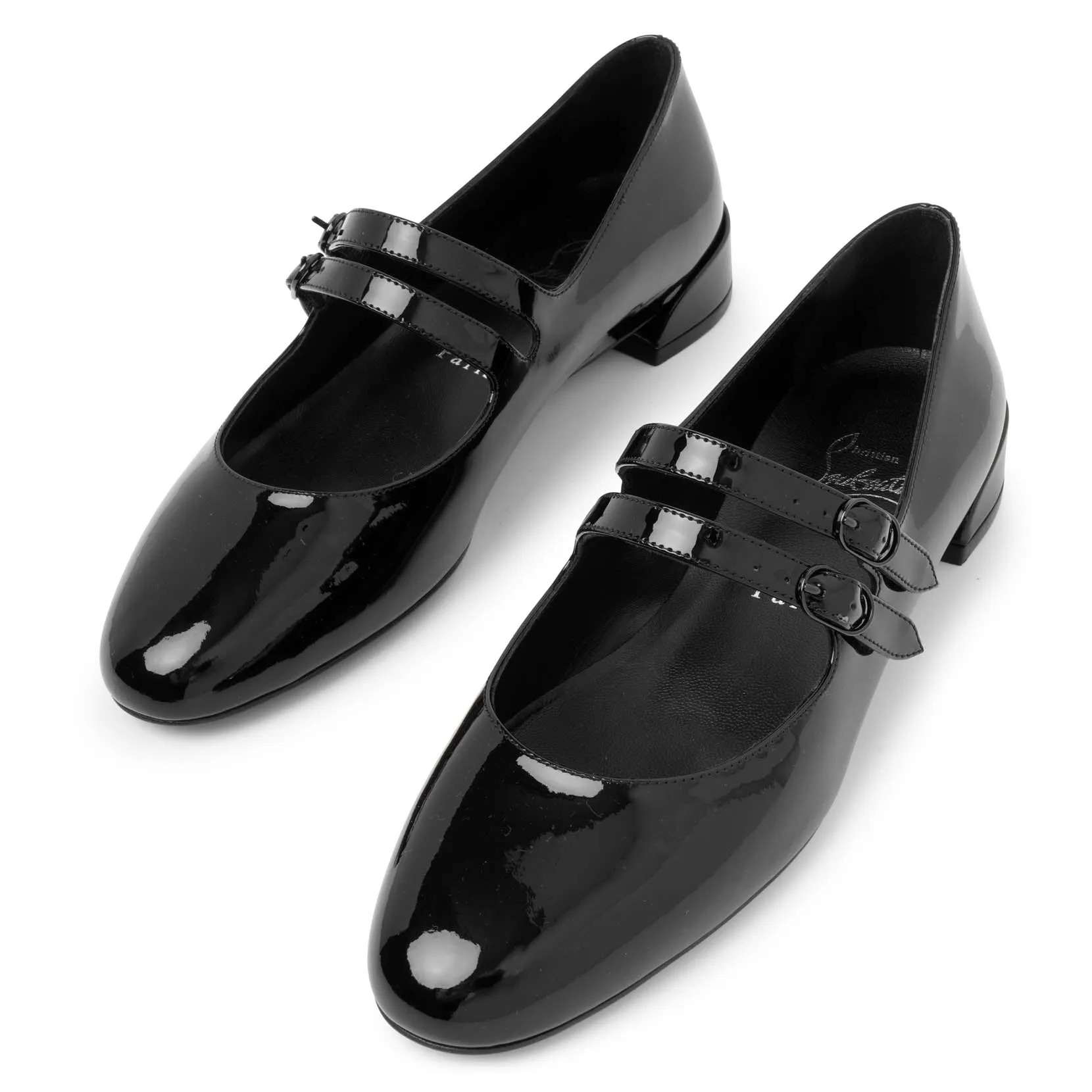 Sweet Jane black patent flats